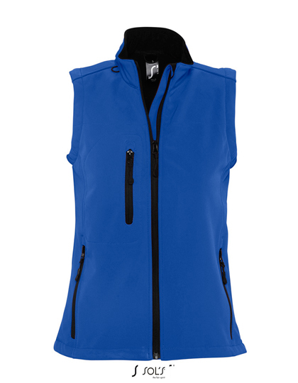 Women´s Sleeveless Softshell Rallye - royal blue
