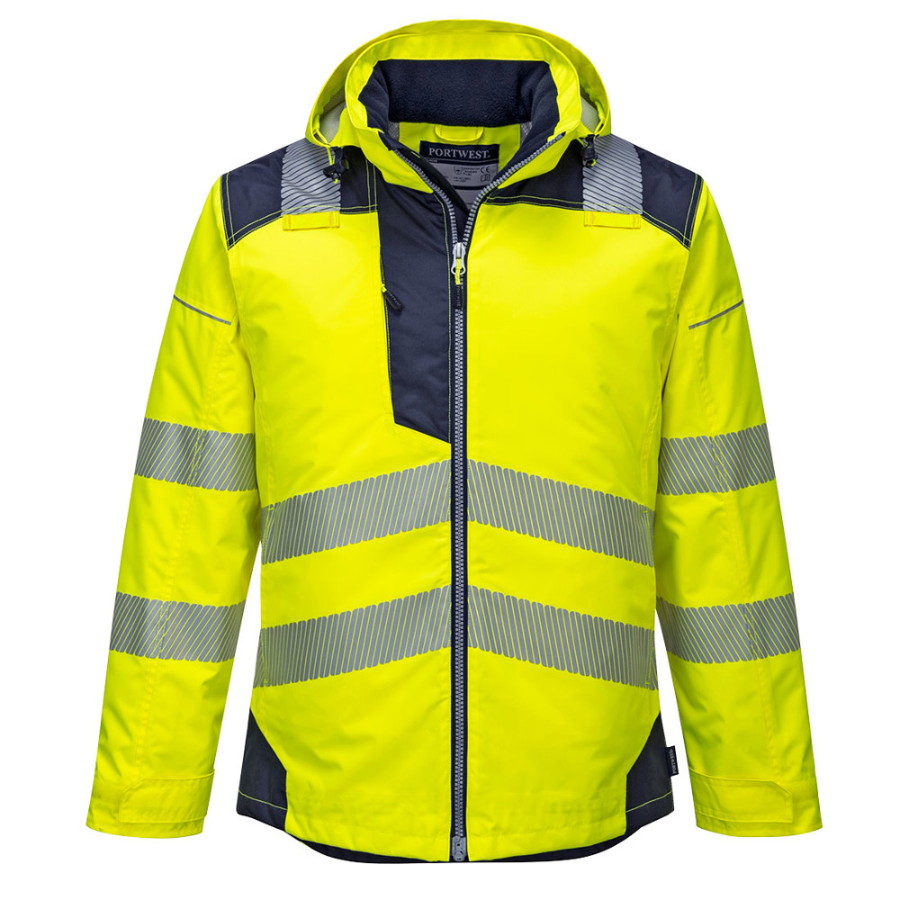 PW3 Hi-Vis Winterjack - yellow/navy