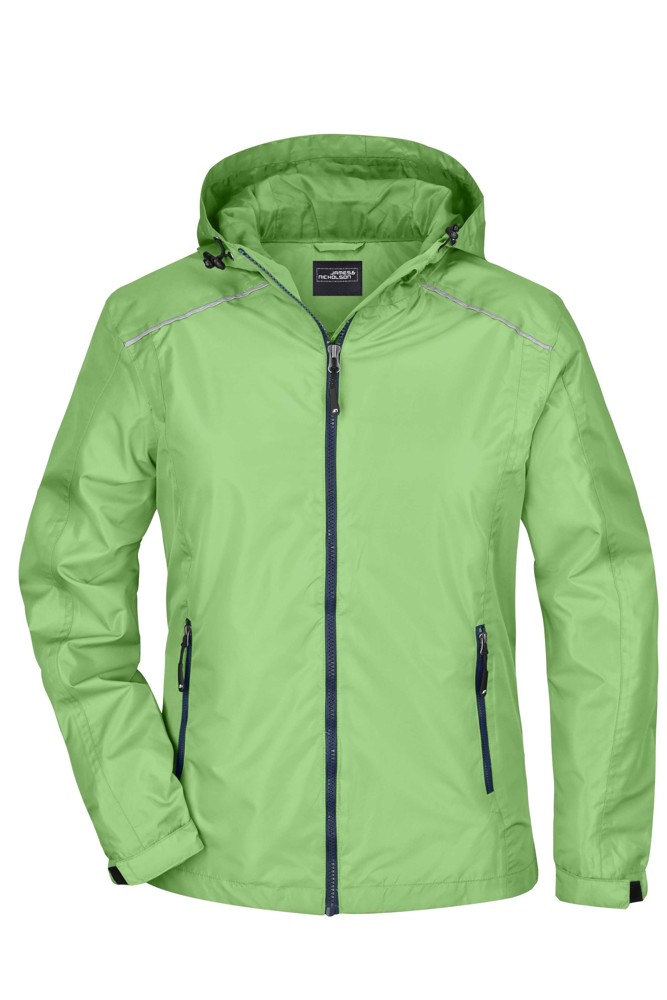 Ladies' Rain Jacket - spring green/navy
