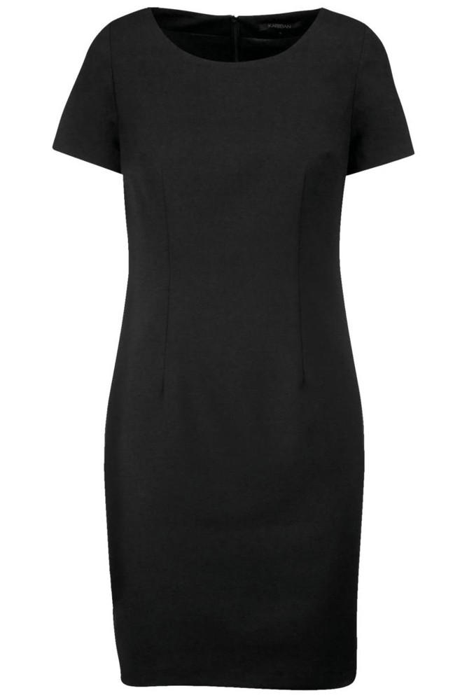 Jurk met korte mouwen - black