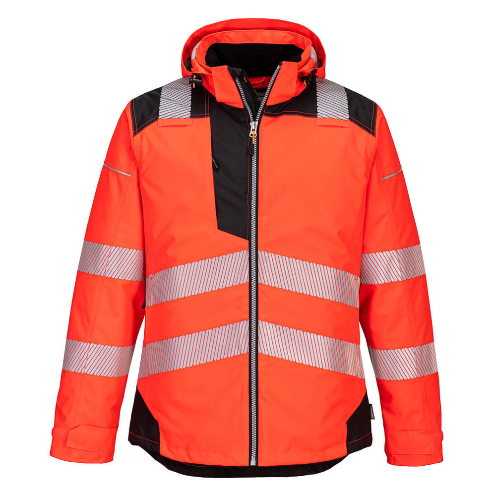 PW3 Hi-Vis Winterjack - red/black