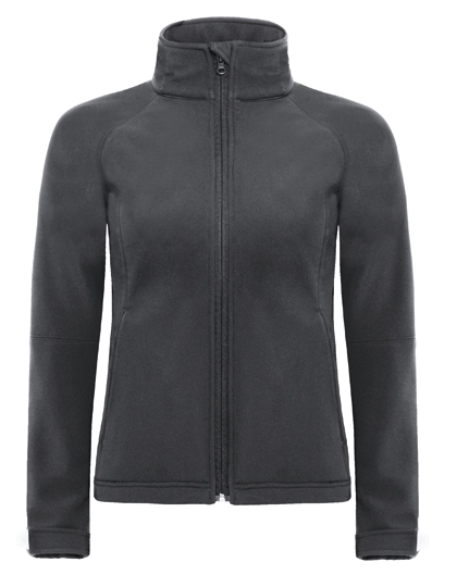 Women´s Hooded Softshell - dark grey