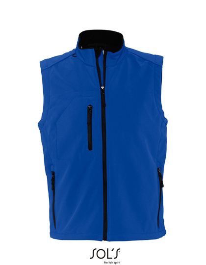 Men´s Sleeveless Softshell Rallye - royal blue